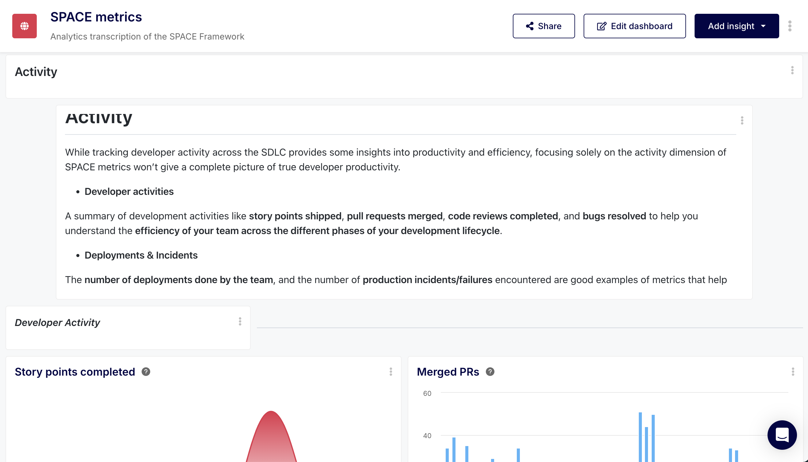 Activity Keypup dashboard extract