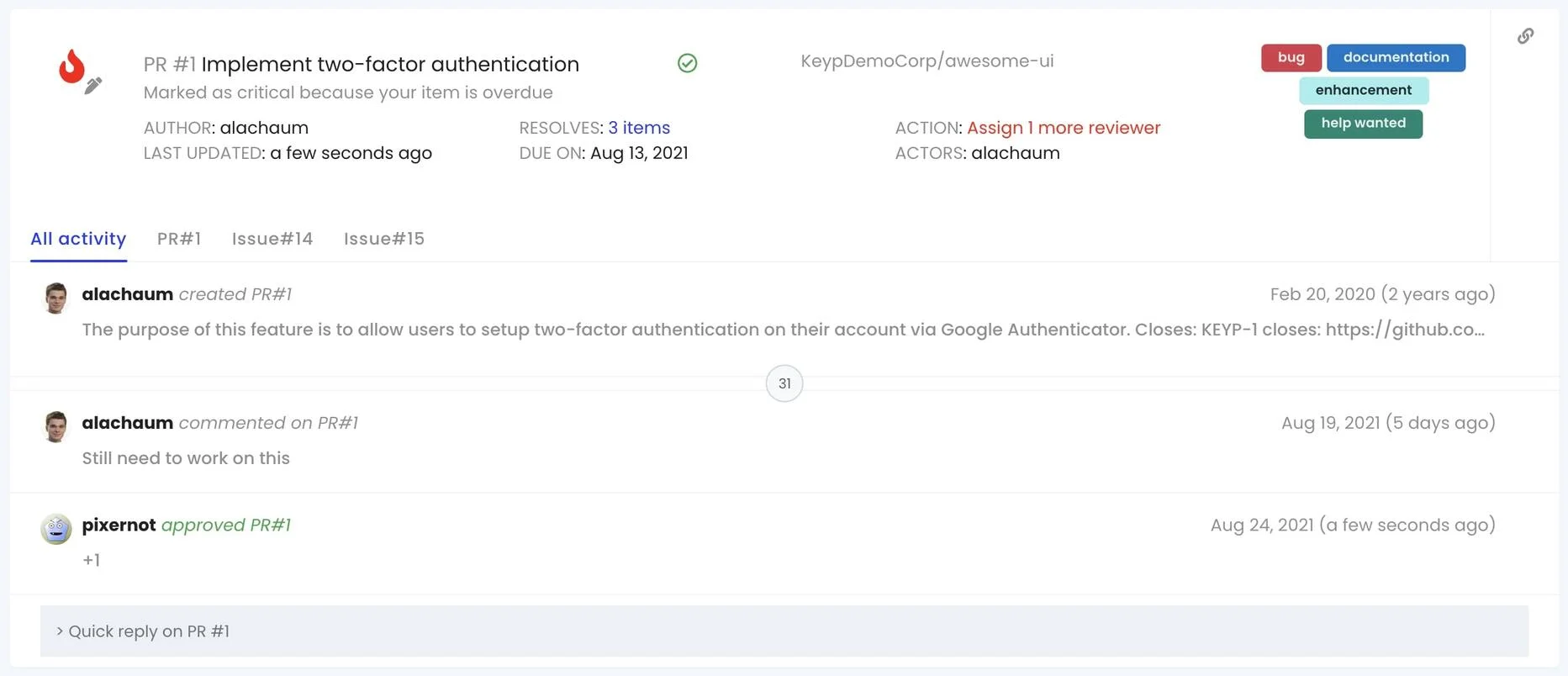 Required Approvals fetched from GitHub/GitLab